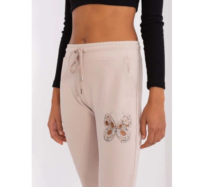 Spodnie dresowe RV DR model 19779813 beżowy - FPrice Spodnie dresowe RV DR model 19779813 beżowy - FPrice