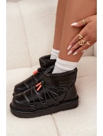 Dámské sněhule D.Franklin na platformě – černé Dámské sněhule D.Franklin na platformě – černé