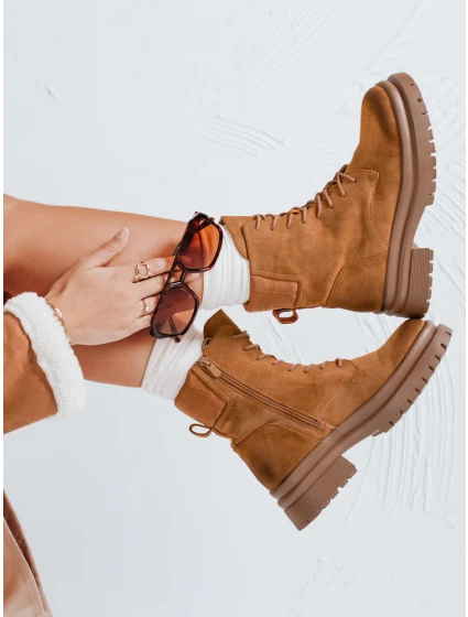 Dámské kozačky camel Dstreet model 21971992 - FashionStreet