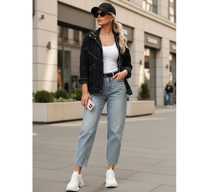 Dámská džínová bunda BERENICES černá FashionStreet TY4327