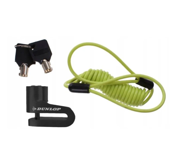 ZÁMEK BRZDOVÉHO KOTOUČE S LANKEM PŘIPOMÍNAJÍCÍM DUNLOP BLACK ZÁMEK BRZDOVÉHO KOTOUČE S LANKEM PŘIPOMÍNAJÍCÍM DUNLOP BLACK