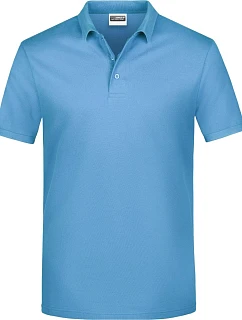 Daiber JN 792 Pánské piqué polo 02.0792 sky blue