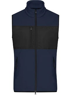 Daiber JN 1310 Pánská fleecová vesta 02.1310 navy/black