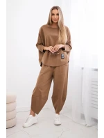 Souprava Punto Milano Winter tepláky + kalhot velbloud Souprava Punto Milano Winter tepláky + kalhot velbloud