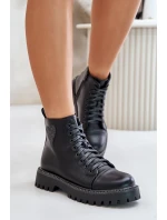 Boty Na Zip S Dekorativním Černé model 21671148 - Boto