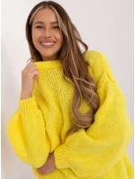 Sweter MI SW model 21799685 żółty - FPrice Sweter MI SW model 21799685 żółty - FPrice