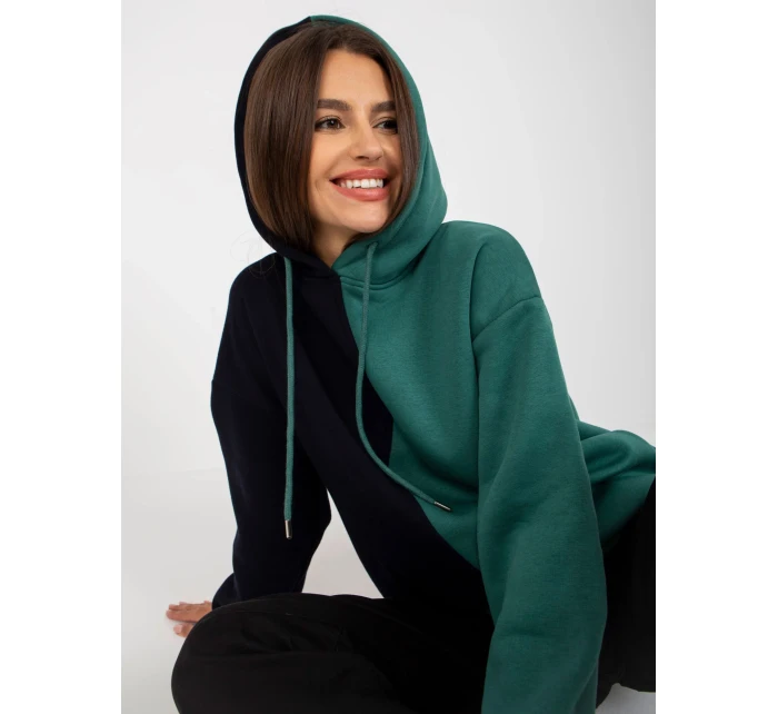 Mikina RV BL 8233.32X černá a zelená