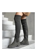 Dámské kozačky zelené - Solea model 22069762