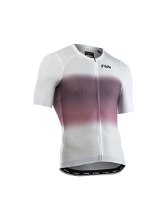 Koszulka rowerowa NORTHWAVE Blade Air Jersey S/s biało różowa