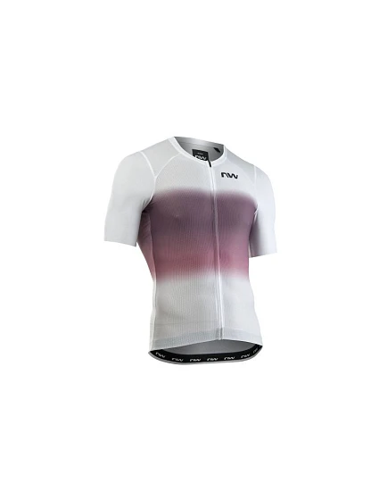Koszulka rowerowa NORTHWAVE Blade Air Jersey S/s biało różowa Koszulka rowerowa NORTHWAVE Blade Air Jersey S/s biało różowa