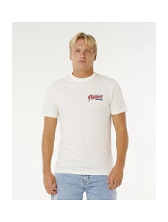 Pánské tričko RIP CURL Desti Animals Tee, bílé