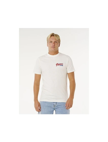 Pánské tričko RIP CURL Desti Animals Tee, bílé