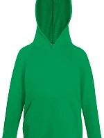 Fruit of the Loom Kids Lightweight Hooded Sweat Dětská mikina s kapucí 16.2009 kelly green