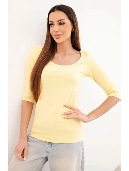 Halenka  žlutá model 22047174 - K-Fashion