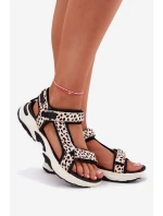 Dámské sandály na suchý zip model 21694727 - D.Franklin