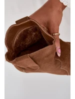 Nazouvací dámské kovbojky z přírodního semiše camel model 21713728 - Boto Nazouvací dámské kovbojky z přírodního semiše camel model 21713728 - Boto