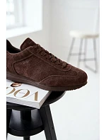 Tenisky z přírodního semiše Big Star model 22074727 Čokoládové - Big Star Shoes