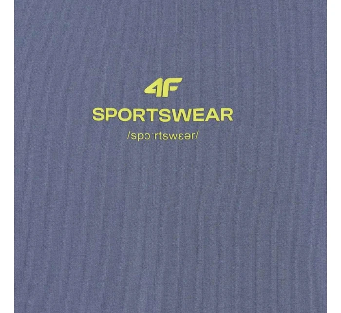 Pánské tričko 4F M2961 denim 4FWAW25TTSHM2961 32S pánské Pánské tričko 4F M2961 denim 4FWAW25TTSHM2961 32S pánské