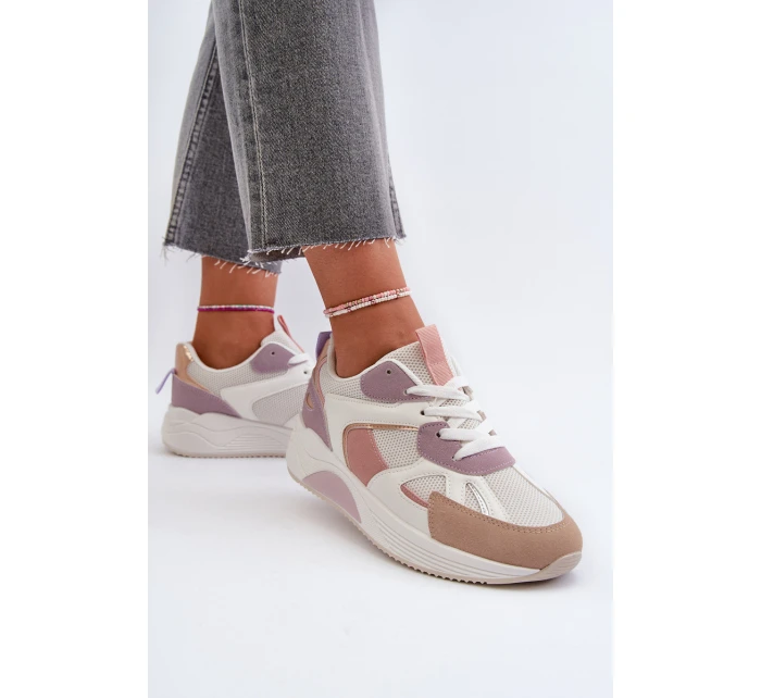 Dámské tenisky na platformě fialové model 21654522 - Boto Dámské tenisky na platformě fialové model 21654522 - Boto