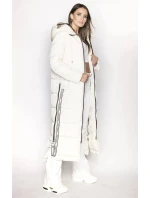 Dámská dlouhá zimní bunda model 21140212 světle béžová Ann Gissy - Good looking