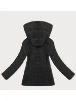 Černá dámská prošívaná bunda s kapucí J Style (16M9238-392) Černá dámská prošívaná bunda s kapucí J Style (16M9238-392)