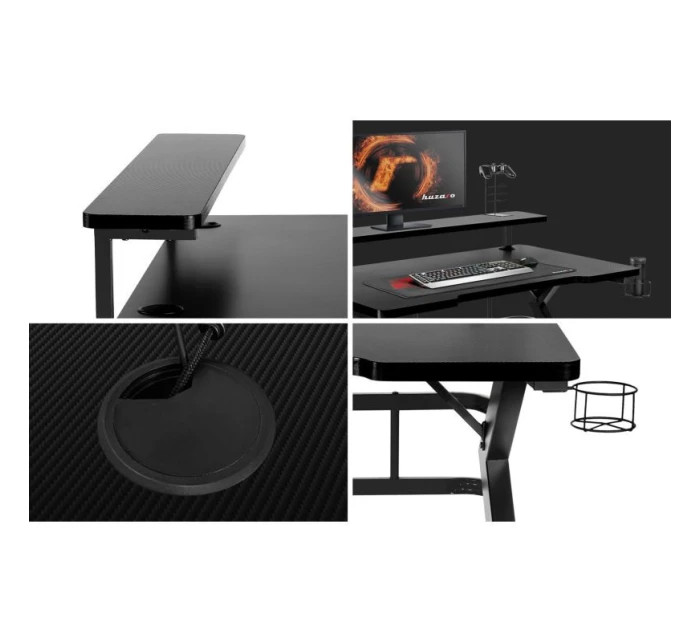 Herní stůl HZ-Hero 5.0 černý Herní stůl HZ-Hero 5.0 černý