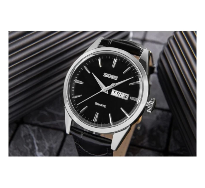 Pánské hodinky Skmei 9073SIBK-B + BOX Pánské hodinky Skmei 9073SIBK-B + BOX