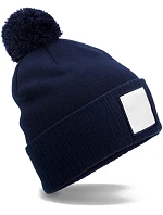 Beechfield B 338R Pletená čepice Patch "Pompon" 53.338R oxford navy/white Beechfield B 338R Pletená čepice Patch "Pompon" 53.338R oxford navy/white