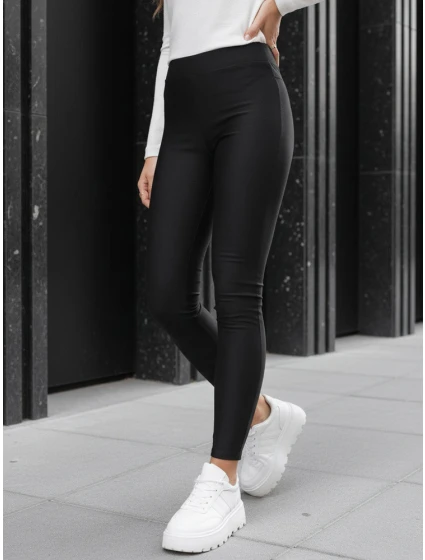 Dámské legíny černé FashionStreet UY2730 Dámské legíny černé FashionStreet UY2730