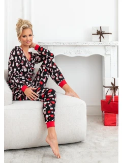 Pyžamo Donna Santi Dlouhá délka/r S-2XL