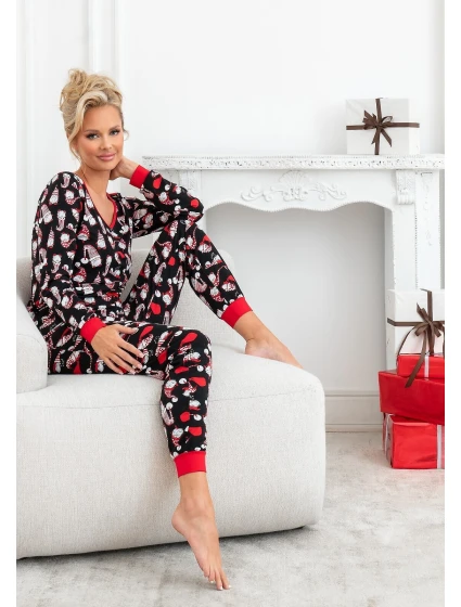 Pyžamo Donna Santi Dlouhá délka/r S-2XL