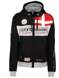 Pánská mikina na zip Flyer DB MEN 100 černá pánské model 21350365 - Geographical Norway