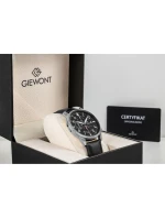 Pánské hodinky Giewont Chronograph Sapphire Black Silver GW5630-A2