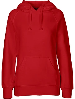 O Dámská mikina s kapucí z bio bavlny red model 22505951 - Neutral