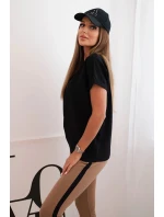 model 21770436 komplet halenka + kalhoty světle růžová - K-Fashion model 21770436 komplet halenka + kalhoty světle růžová - K-Fashion