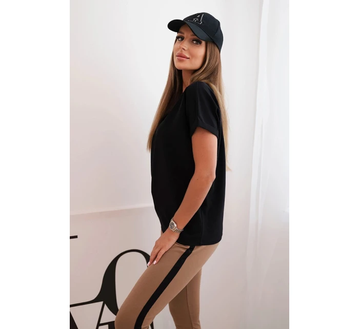 model 21770436 komplet halenka + kalhoty světle růžová - K-Fashion model 21770436 komplet halenka + kalhoty světle růžová - K-Fashion