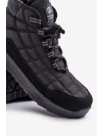Zateplené Pánské Zimní Boty Šněrovací Progress model 21677011 Černé - Boto Zateplené Pánské Zimní Boty Šněrovací Progress model 21677011 Černé - Boto