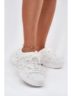 Dámské Tenisky S Dvojitou Šňůrkou Bílé Onivetta