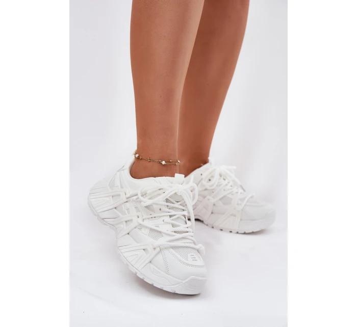 Dámské Tenisky S Dvojitou Šňůrkou Bílé Onivetta