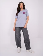 Tričko D12022AH02645Y světle fialové