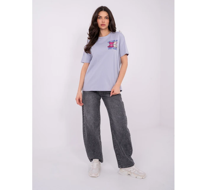 T shirt model 21821417 jasny fioletowy - FPrice