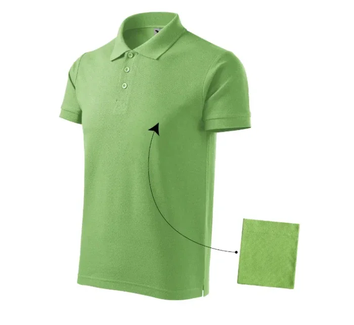Cotton polokošile pánská model 20631300 zelená - MALFINI, a.s.