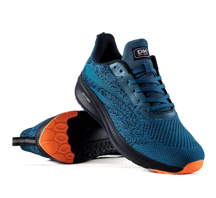 Výborné modré dámské  tenisky bez podpatku