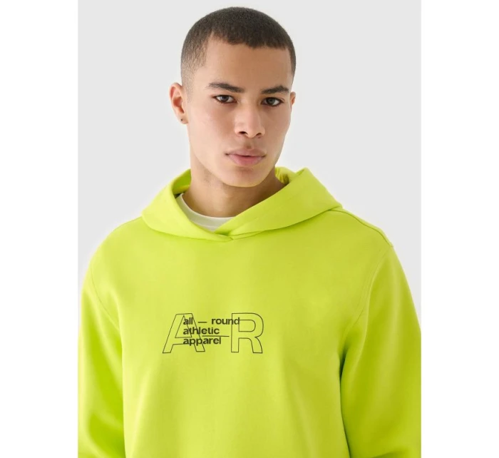 Pánská mikina 4F 4FRAW24TSWSM1816-45S s kapucí z nepromokavého materiálu