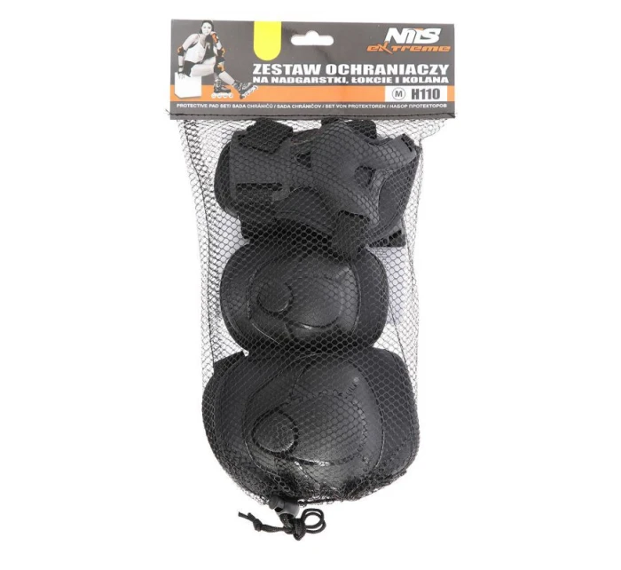 Sada chráničů BLACK velikost M model 21195881 - Nils Extreme Sada chráničů BLACK velikost M model 21195881 - Nils Extreme