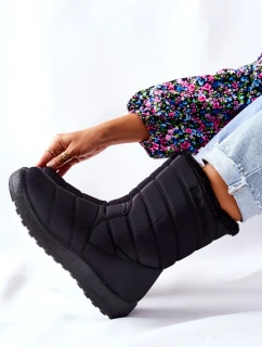 Vysoké Dámské Sněhule Černé Luxina