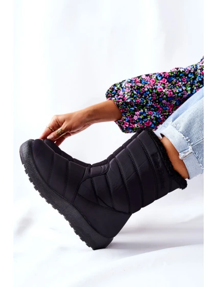 Vysoké Dámské Sněhule Černé model 21564475 - Boto Vysoké Dámské Sněhule Černé model 21564475 - Boto