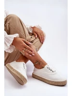 Šněrovací Espadryly Big Star LL274833 Bílé