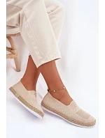 Dámské espadrilky Vinceza Béžové Dámské espadrilky Vinceza Béžové