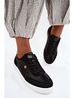 Dámské Tenisky se Černé model 22203220 - Boto Dámské Tenisky se Černé model 22203220 - Boto